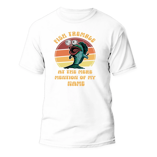 Fish Tremble Man T-Shirt by Outdoorzees