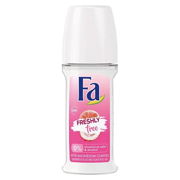 FA Freshly Free Roll-On Deodorant: 24-Hour Odor Protection with Refreshing Grapefruit & Lychee Scent - Travel Friendly by Beauty Care Bag