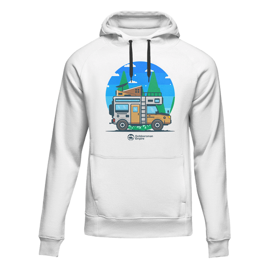 Funny Camping Adult Fleece Hoodie by Outdoorzees