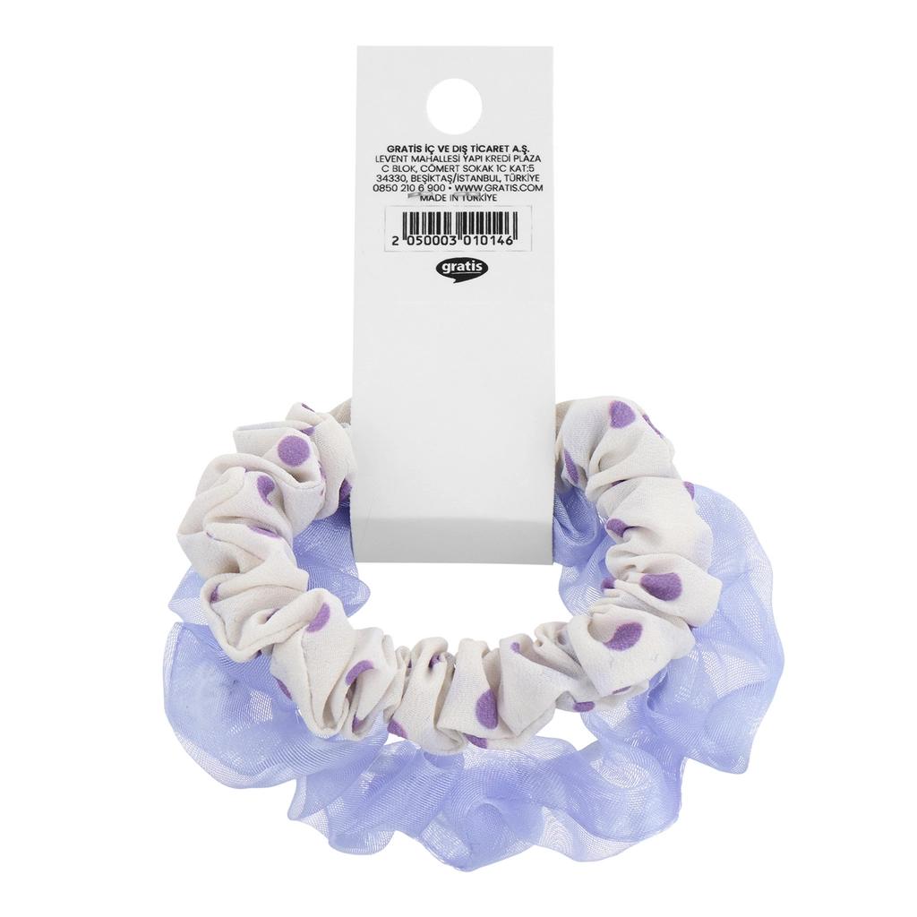 Eklips Purple Elastic Hair Ties Gentle Hold 2-Pack by Beauty Care Bag