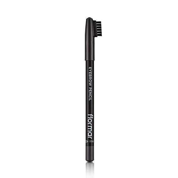 Flormar Eyebrow Pencil - Natural Look, 5 Color Options, Special Brush for Grooming by Beauty Care Bag