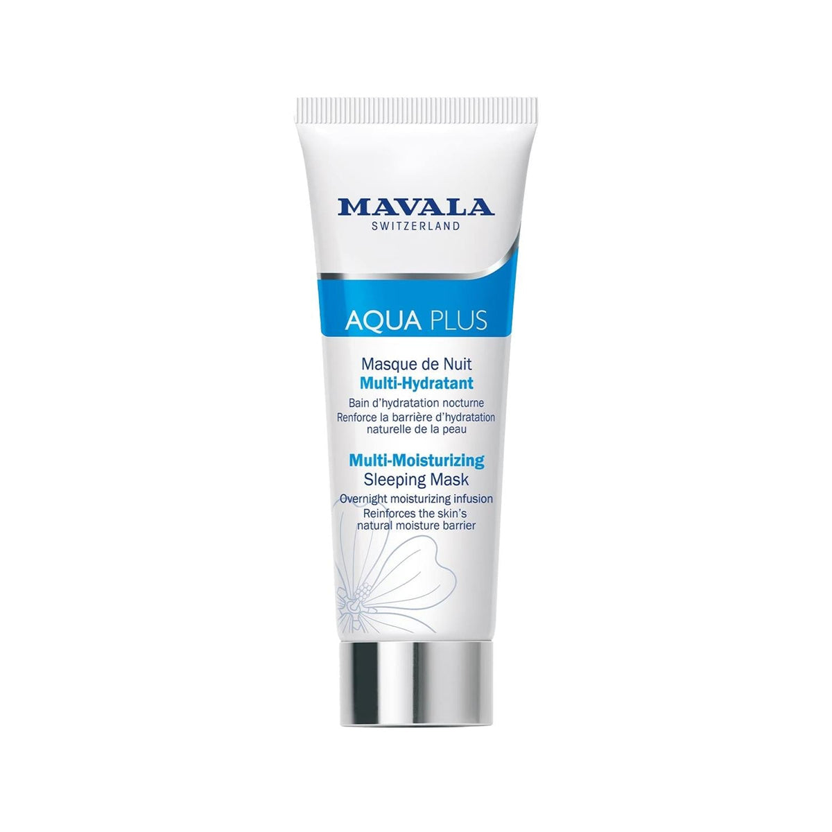 Mavala Aqua Plus Multi-Functional Hydrating Face Mask - 75ml, Intensive Moisturization for Dry Skin by Beauty Care Bag