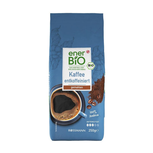 Enerbio Organic Decaf Ground Coffee 250g by Beauty Care Bag