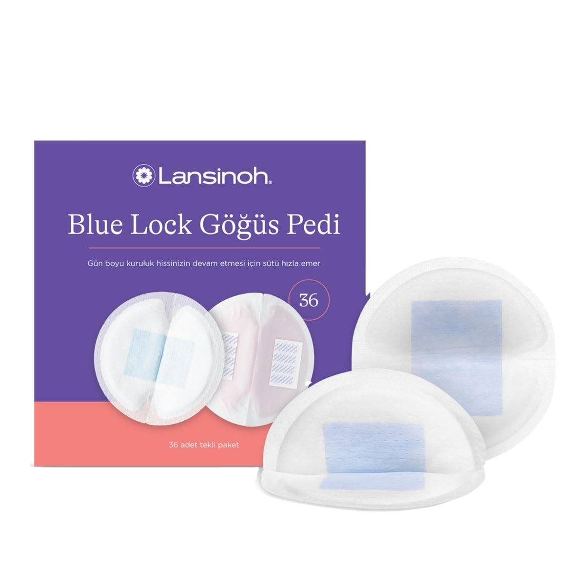 Lansinoh - Lansinoh Blue Lock Breast Pads (36 Count) - Comfort & Leak Protection for Breastfeeding Mothers by Beauty Care Bag