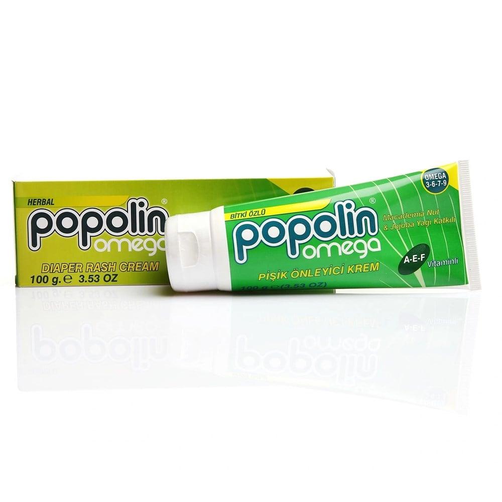 Popolin Omega Diaper Rash Cream - Natural Baby Skincare with Omega Fatty Acids & Vitamins by Beauty Care Bag
