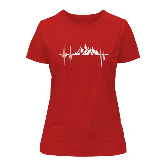 Heartbeat V2 T-Shirt for Women by Outdoorzees