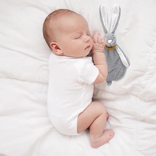 Babyjem - Soft Baby Rabbit Plush Toy for Sensory Development & Comfort by Beauty Care Bag