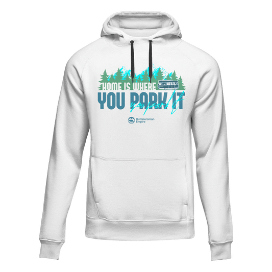 Home Parking Adult Fleece Hoodie by Outdoorzees
