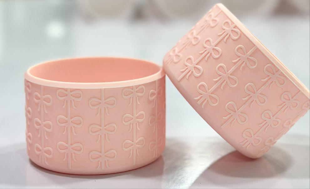 Blush Coquette Silicone Boot Bumper Sleeve by THE SALTY CHIC