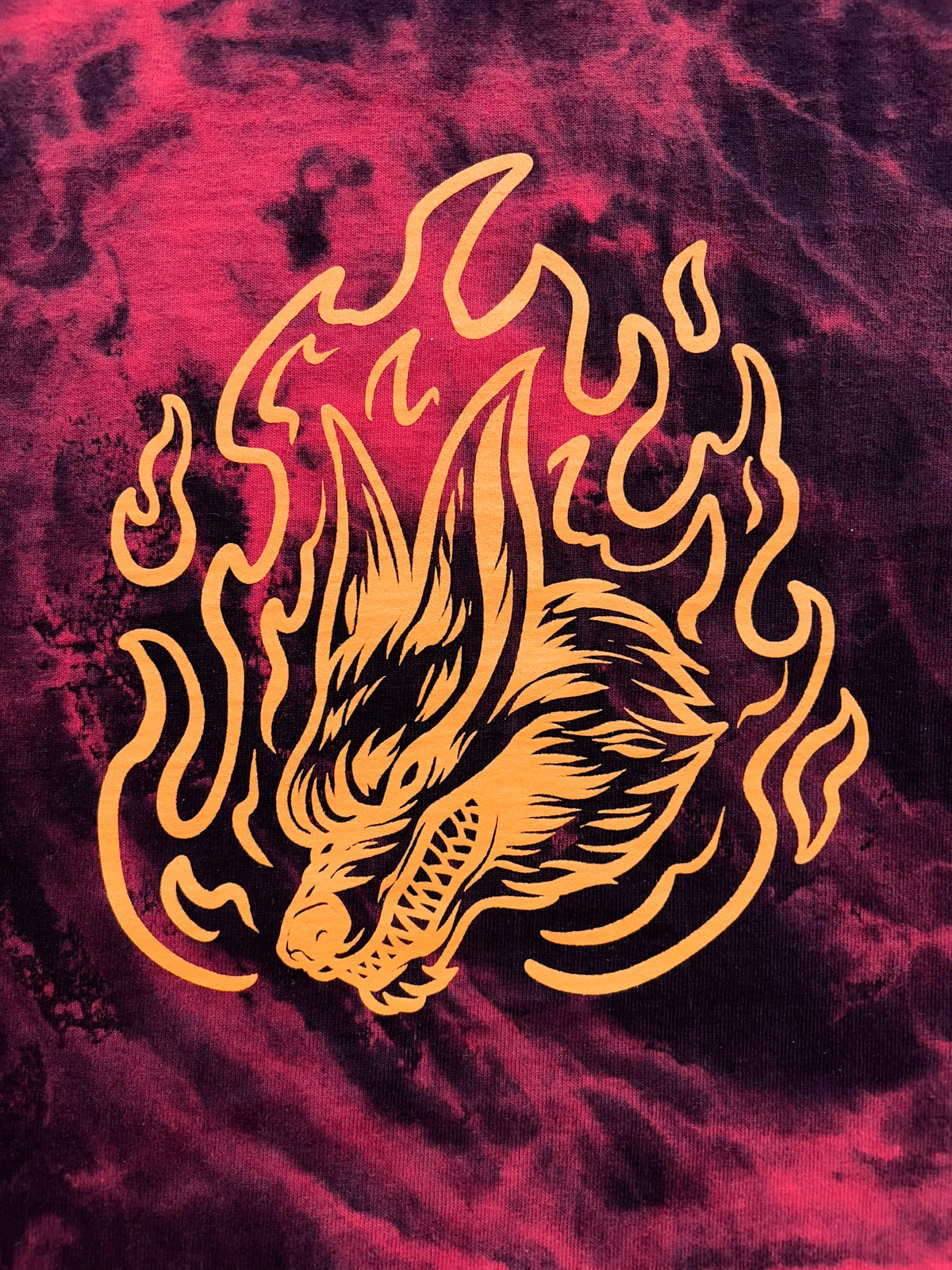 The Demon Fox heavyweight t-shirt β view 2