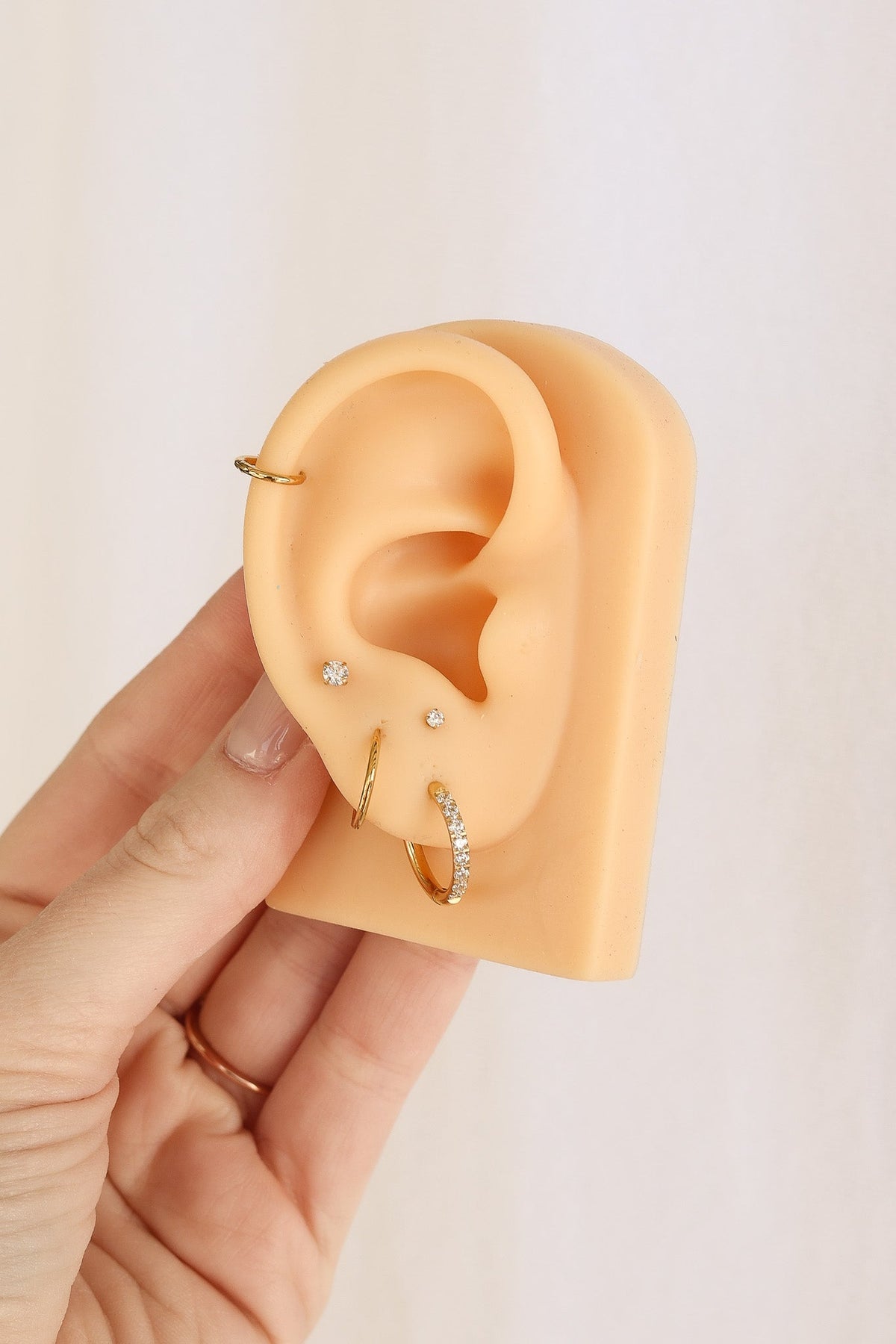 Everyday Micro Hoop by Rose & Clay