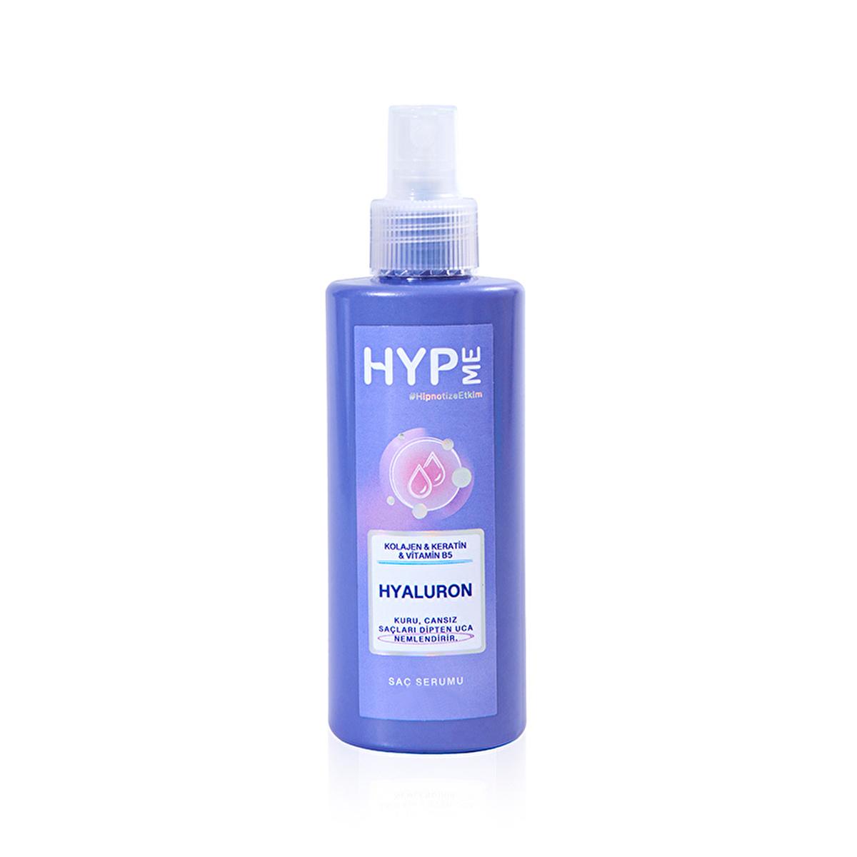 Hyp Me Hyaluronic Acid Hair Serum: Deeply Moisturizing, Shine Enhancing & Volumizing - Keratin & B5 Treatment, 5.07 fl oz by Beauty Care Bag