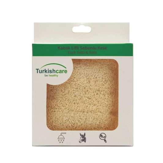 Turkishcare Donkey Milk & Honey Luffa Soap for Smooth Skin by Beauty Care Bag