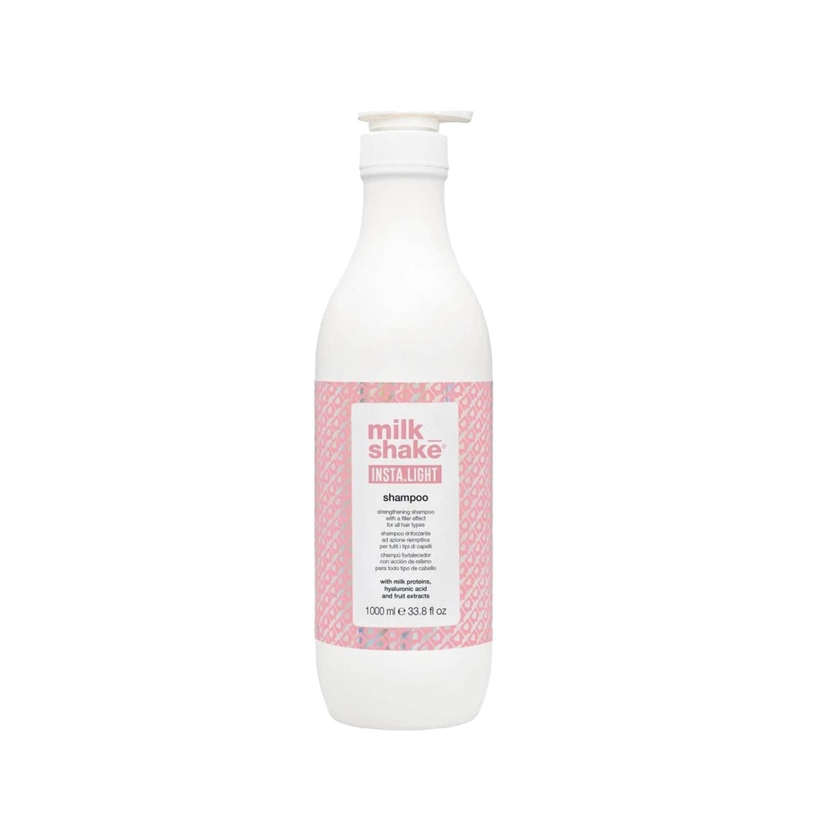 milk_shake Insta.light Strengthening Shampoo 1000ml - Nourishing Hair Care for Damaged Hair by Beauty Care Bag