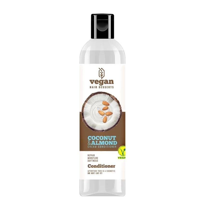 Vegan Hair Desserts Coffee & Soy Milk Latte Vegan Hair Conditioner: Strengthens Weak, Sensitive Hair, Prevents Fade, Natural Ingredients by Beauty Care Bag