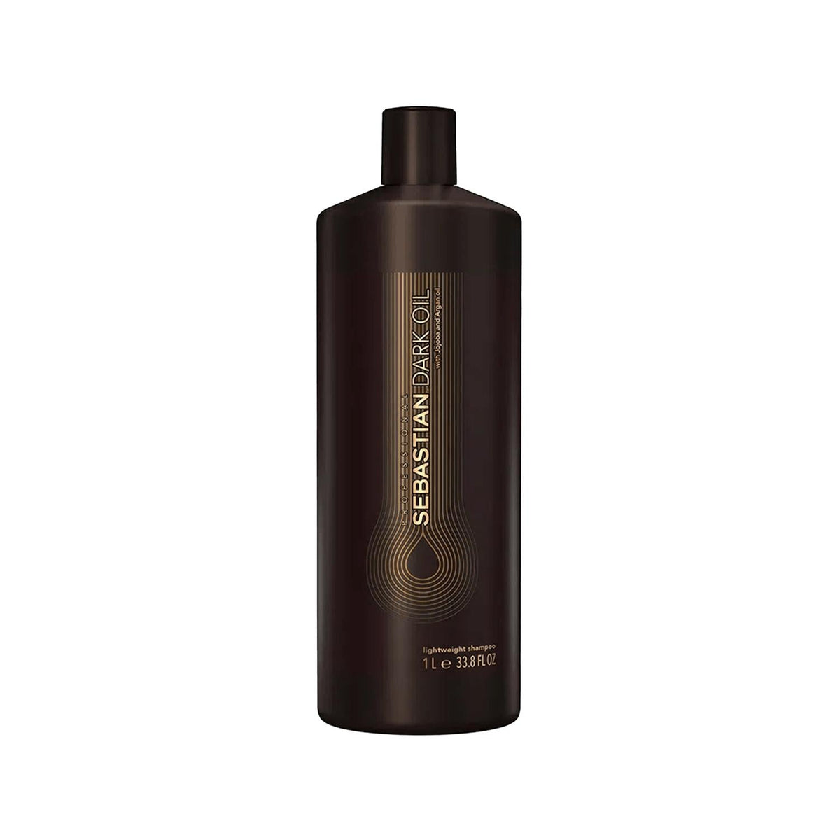 Sebastian Dark Oil Hair Care Shampoo - 1000ml Nourishing Formula for Dry or Damaged Hair by Beauty Care Bag