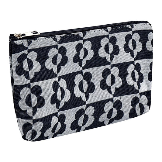 Eklips Black Floral Makeup Bag & Travel Pouch by Beauty Care Bag