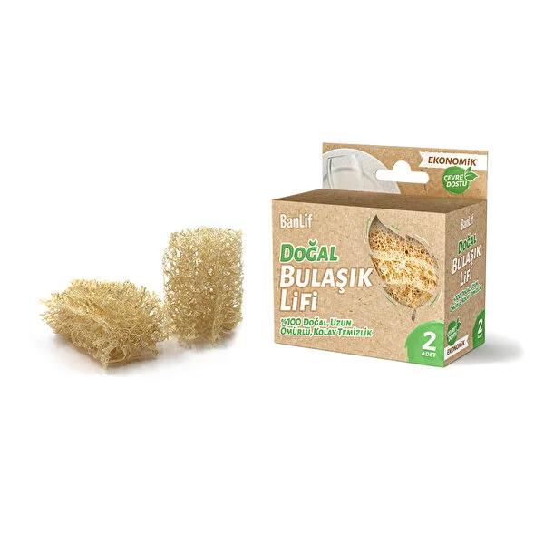 Balmy 100% Natural Dish Sponge - Eco-Friendly, Long-Lasting, Easy Clean Sponge for Household Cleaning by Beauty Care Bag