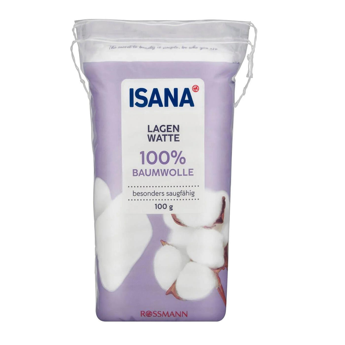 Isana Cotton Pads for All Skin Types 100g by Beauty Care Bag
