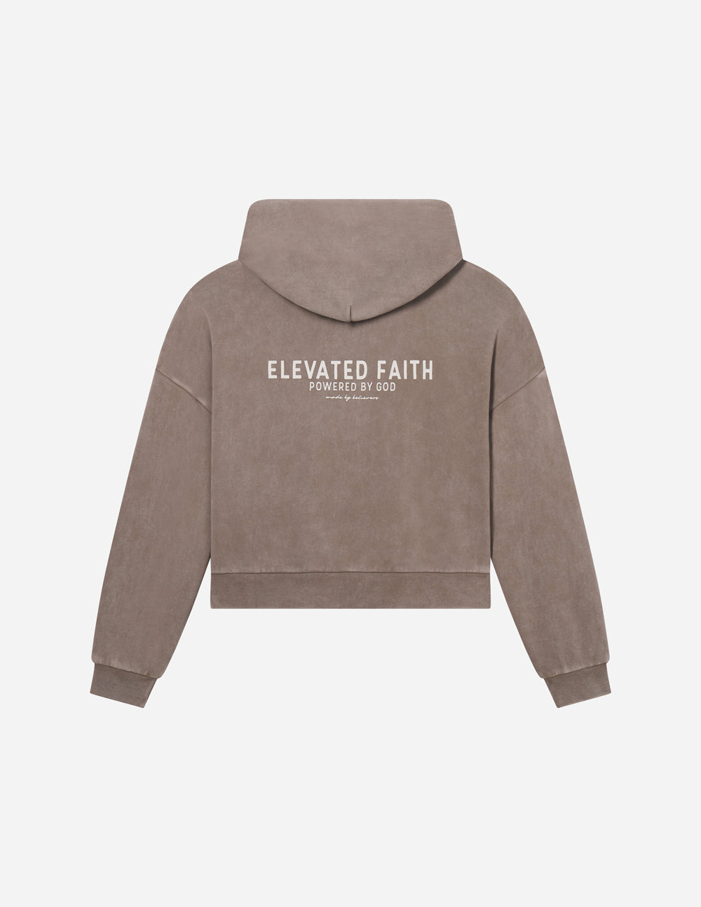 Kingdom Club Brown Full-Zip Hoodie by Elevated Faith
