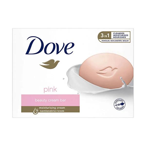 Dove Pink Beauty Bar: Gently Moisturizing Soap for Sensitive Skin - Sulfate-Free, Dermatologist Recommended Cleansing for Face & Body by Beauty Care Bag