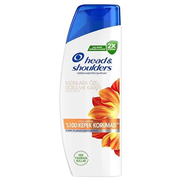 Head & Shoulders Anti-Dandruff Shampoo for Women: Hair Loss Prevention with Caffeine, pH Balanced - 11.16 fl oz by Beauty Care Bag
