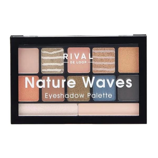 Rival de Loop Eyeshadow Palette No.04 Nature Waves - Neutral Shades for Dynamic Eye Makeup Looks by Beauty Care Bag