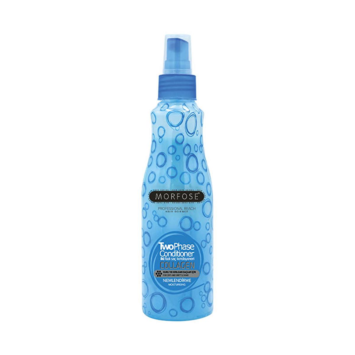 Morfose Collagen Double Phase Hair Serum - 7.44 fl oz, Heat Protectant & Softening Hair Care by Beauty Care Bag