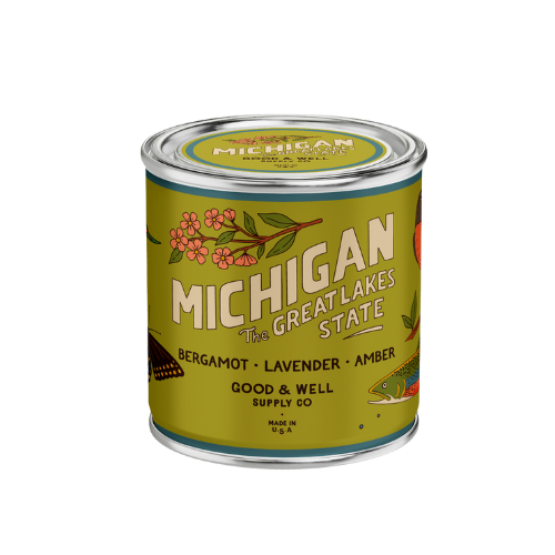 Michigan State Candle by Good & Well Supply Co.