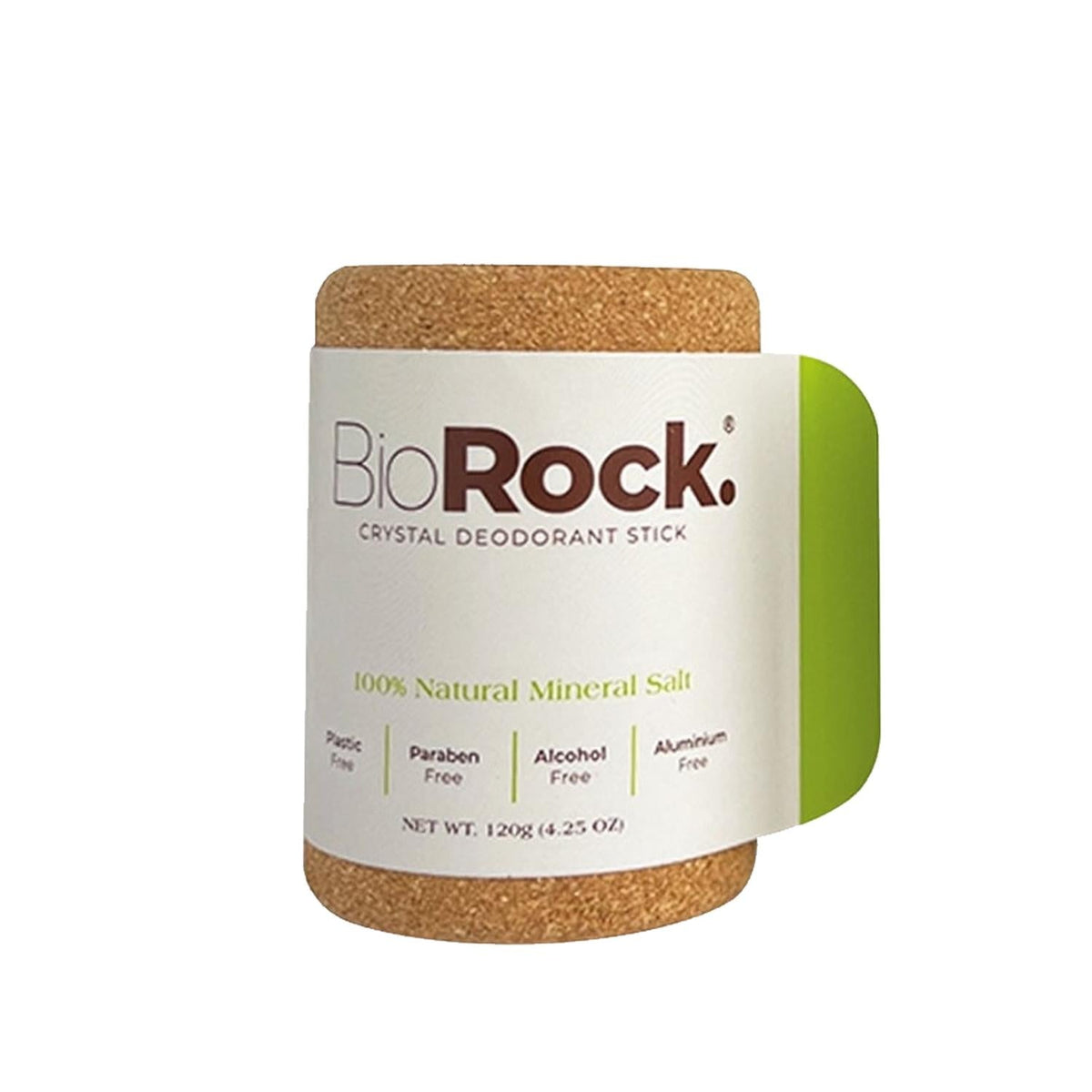 Biorock Natural Crystal Deodorant Stick - Eco-friendly, Sweat Preventing, 120g - Organic Personal Care for Health-Conscious Individuals by Beauty Care Bag