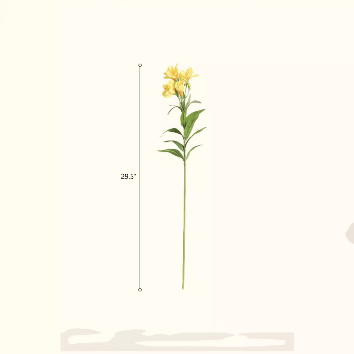 Artificial Peruvian Lily Stem 29.5" Tall by RusticReach