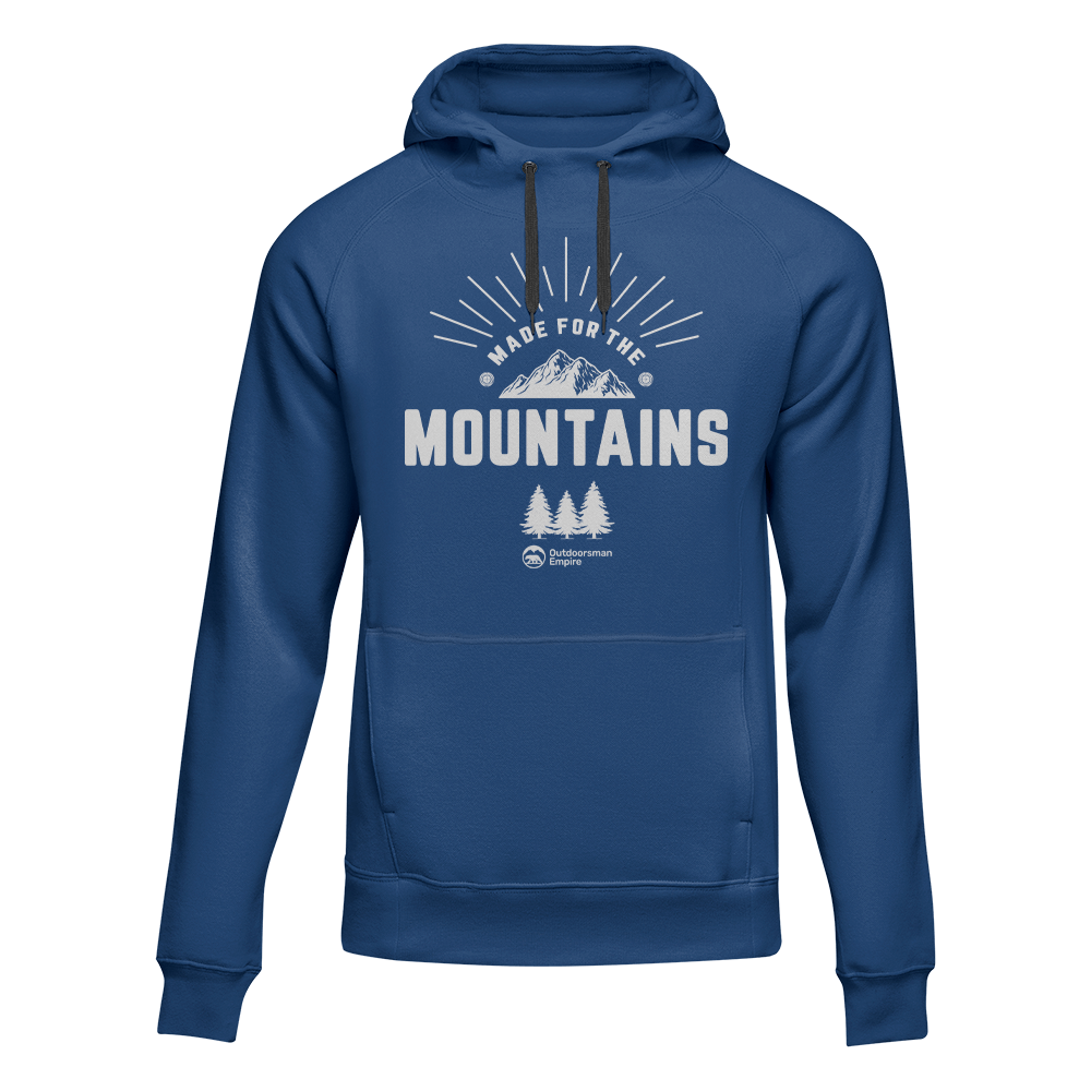 Made For The Mountains Adult Fleece Hoodie by Outdoorzees