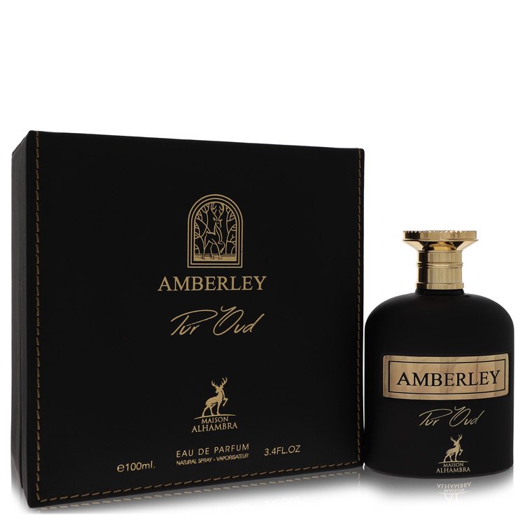 Maison Alhambra Amberley Pure Oud by Maison Alhambra Eau De Parfum Spray (Unisex) 3.4 oz for Women by Avera Group