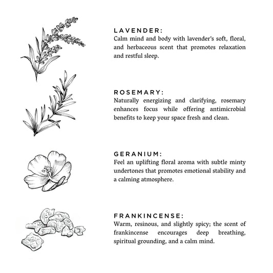 Midnight Garden - Lavender + Rosemary + Geranium by Slow North