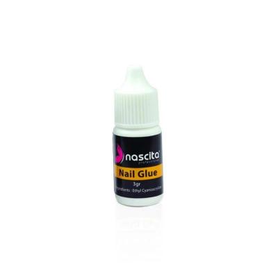 Nascita False Nail Glue: Secure, Fast-Acting Artificial Nail Adhesive for Long-Lasting Hold - 3g Tube by Beauty Care Bag