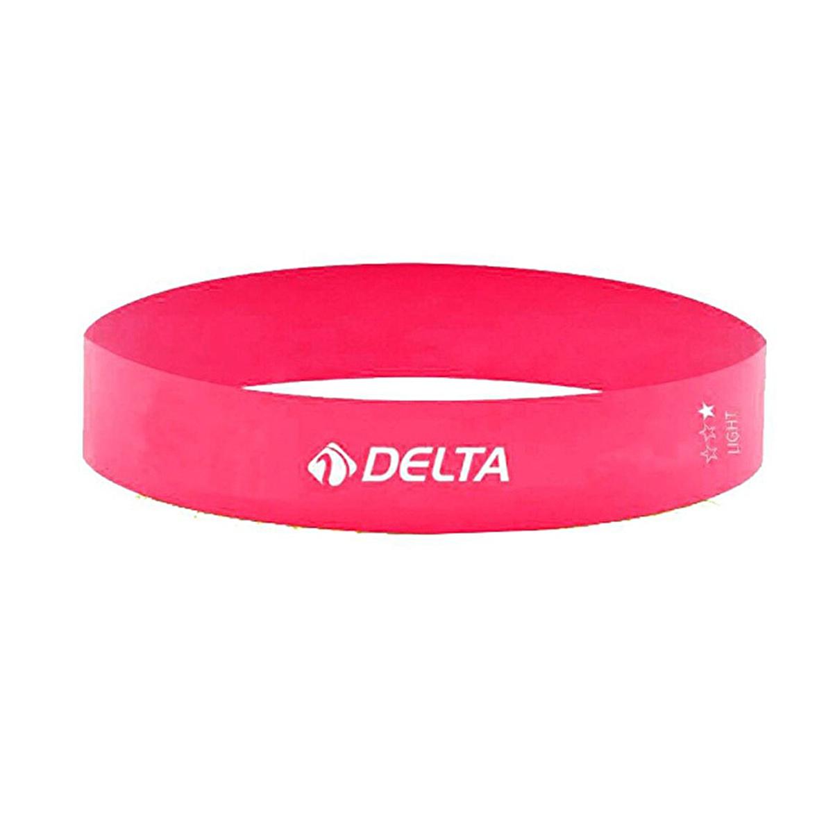 Delta Resistance Exercise Band - Light Pilates & Aerobic Squat Band - Durable Natural Rubber - Perfect for Fitness, Physical Therapy & At-Home Workouts by Beauty Care Bag