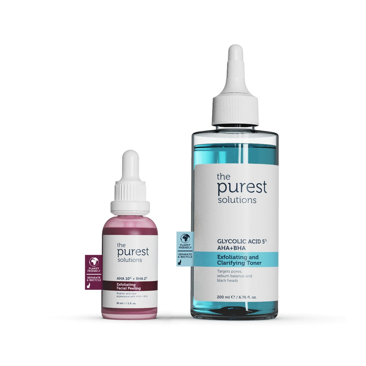 The Purest Solutions Skincare Set - Pore Tightening & Dull Skin Care for Healthier-Looking Skin by Beauty Care Bag