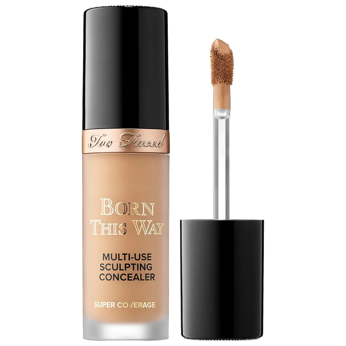 Born This Way Full Coverage Hydrating Concealer: Natural Finish, Vegan & Cruelty-Free - Hyaluronic Acid for Flawless Skin by Beauty Care Bag