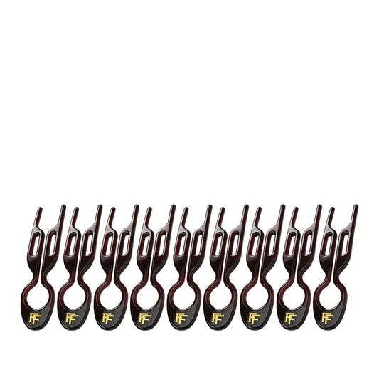 Fiona Franchimon No. 1 Hairpin Brown Hair Pins 9 Count by Beauty Care Bag