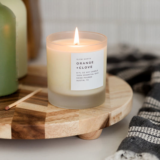Orange + Clove - Signature Soy Candle by Slow North