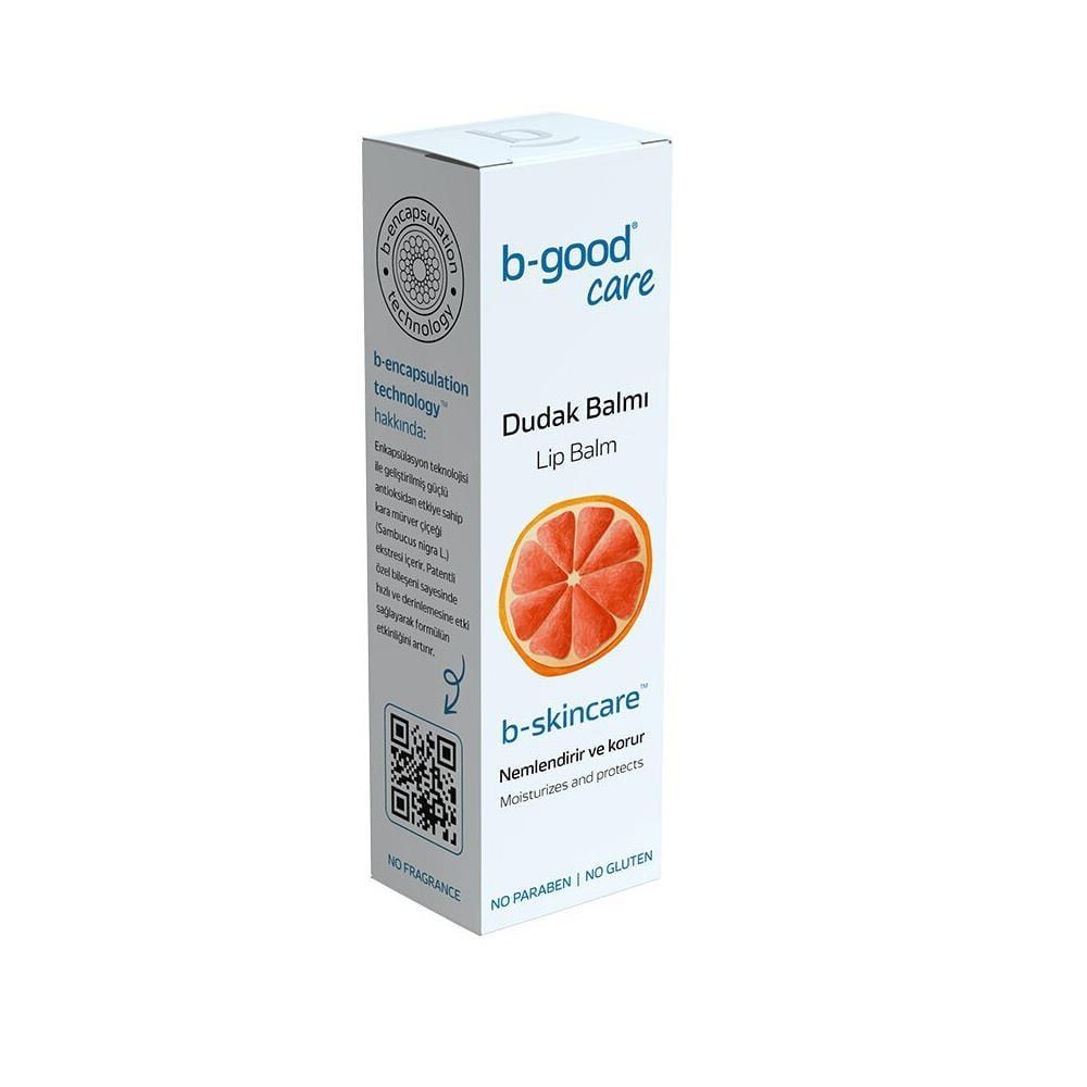 b-good care Natural Lip Balm with Greyfurt Oil - Moisturizing & Protective, 12 ml by Beauty Care Bag