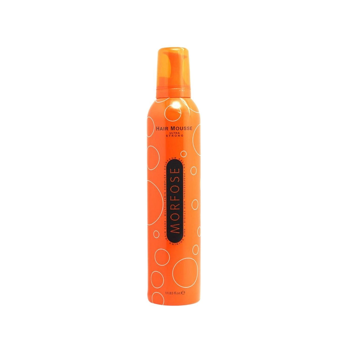 Morfose Ultra Strong Orange Hair Mousse 350ml - Strong Hold Styling for Lasting Hairstyles by Beauty Care Bag