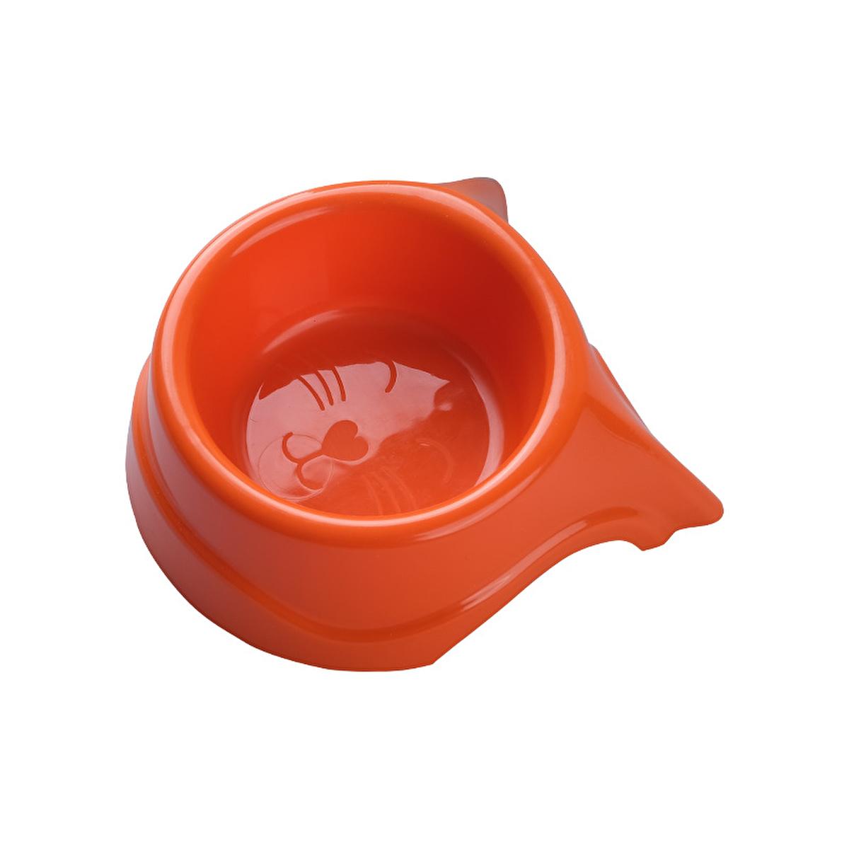 Doca Plastik - Vibrant Orange Plastic Container, 5.12-inch Diameter - Durable Kitchen Storage Solution by Beauty Care Bag