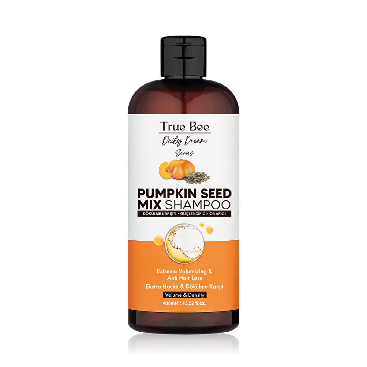True Bee Daily Dream: Pumpkin Seed Oil Shampoo for Hair Loss, Repair & Growth | Natural, Nourishing & Strengthening - 400 ml by Beauty Care Bag