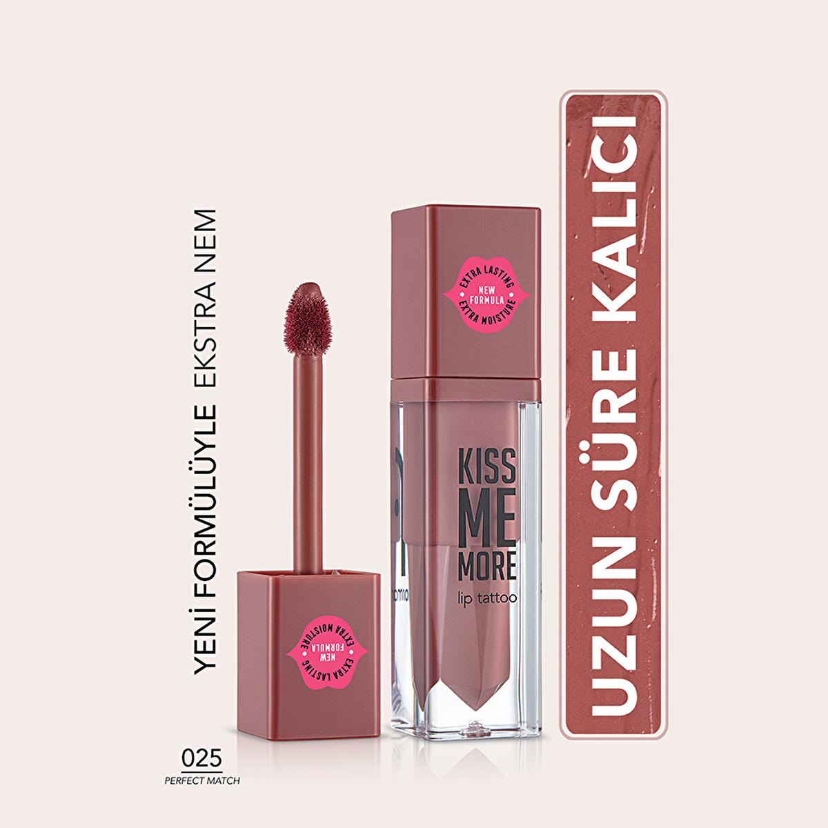 Flormar Liquid Matte Lipstick - Long Lasting, Moisturizing Lip Color with 24-Hour Hydration - Kiss Me More Ekstra Kalıcı Likit Mat Ruj by Beauty Care Bag