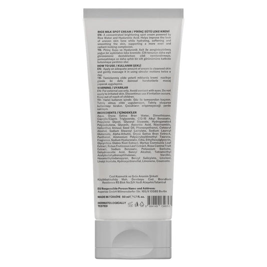The Ceel Rice Milk Brightening & Hydrating Face Cream 50 ml by Beauty Care Bag
