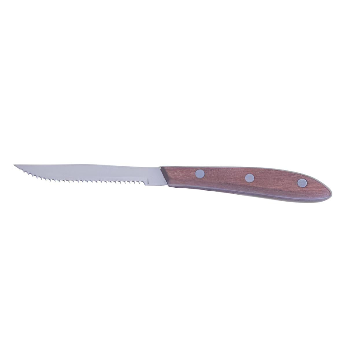 Lia steak knife with wooden handle