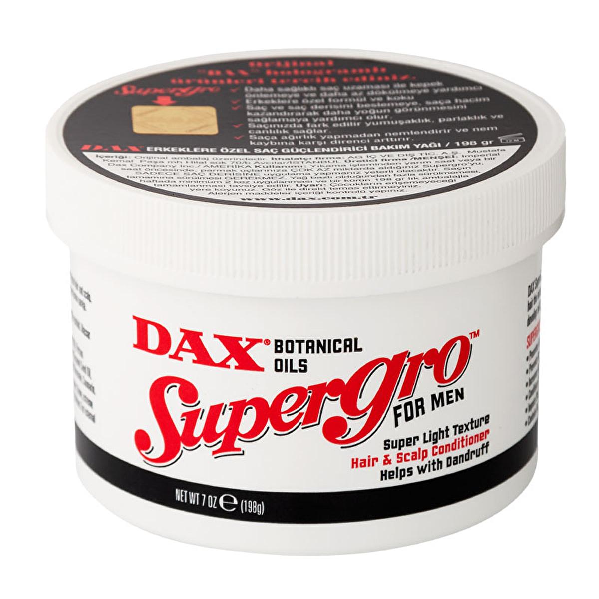 Dax Supergro Hair Oil for Men: Hair Growth, Dandruff Control, and Strengthening - Botanical Formula for Thicker, Fuller Hair by Beauty Care Bag
