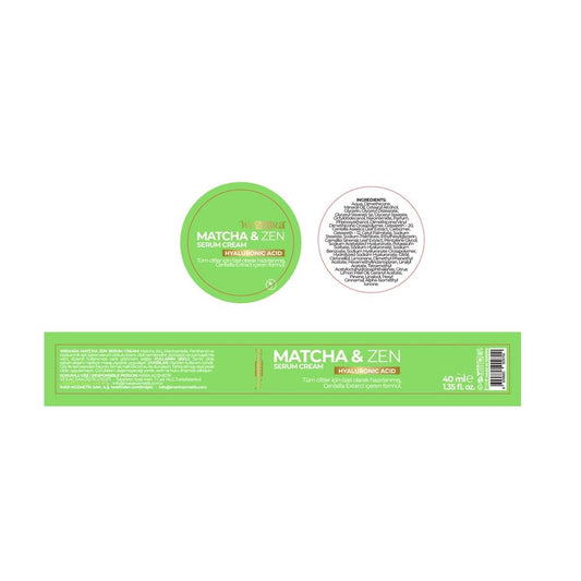 WeMara Matcha & Zen Serum Cream for Soothing Hydration 40ml by Beauty Care Bag