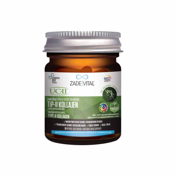 Zade Vital UC-II Collagen Capsules - 30 Count by Beauty Care Bag
